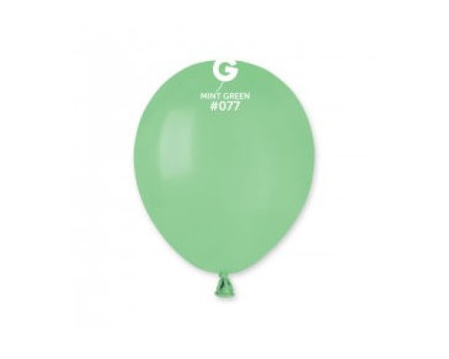 Baloni 13cm, zaļi, mint, macaroon, GEMAR, 100 gab.