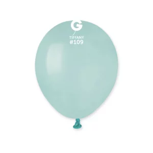 Baloni zaļi, tiffany, GEMAR, 13cm