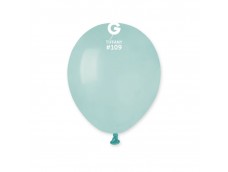 Baloni 13cm, zaļi, tiffany, GEMAR, 100 gab.