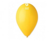Baloni 26cm, dzelteni, citrona, GEMAR, 100 gab.