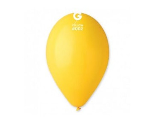 Baloni 26cm, dzelteni, citrona, GEMAR, 100 gab.