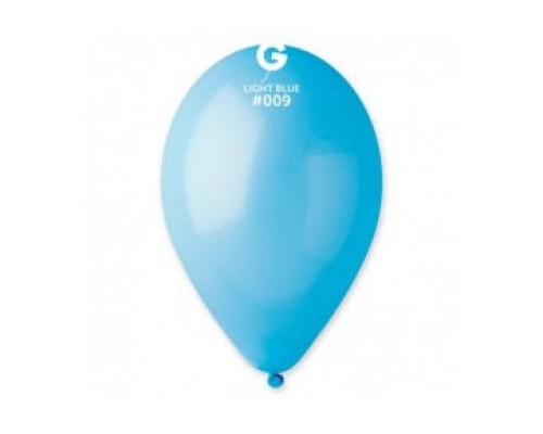 Baloni 26cm, zili, gaiši, GEMAR, 100 gab.