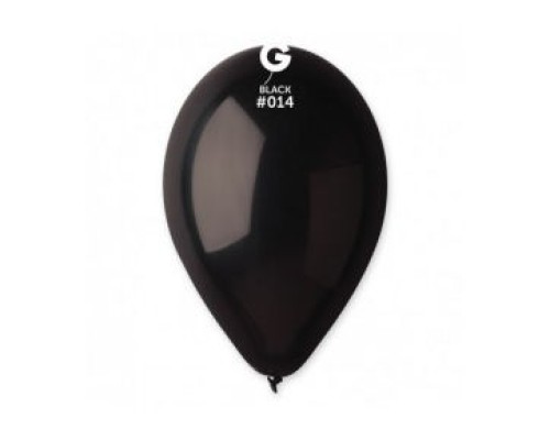 Baloni 26cm, melni, GEMAR, 100 gab.