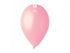 Baloni 26cm, rozā, gaiši, GEMAR, 100 gab.