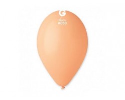 Baloni 26cm, oranži, persiku, macaroon, GEMAR, 100 gab.