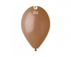 Baloni 26cm, brūni, moka, GEMAR, 100 gab.