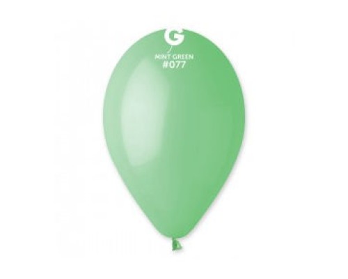 Baloni 26cm, zaļi, mint, macaroon, GEMAR, 100 gab.