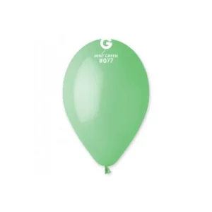 Baloni 26cm, zaļi, mint, macaroon, GEMAR, 100 gab.