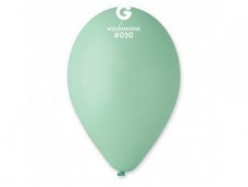 Baloni 29cm, zaļi, akvamarin, GEMAR, 100 gab.