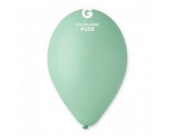 Baloni 29cm, zaļi, akvamarin, GEMAR, 100 gab.