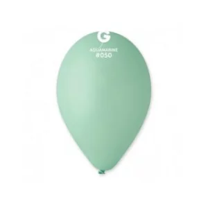 Baloni 29cm, zaļi, akvamarin, GEMAR, 100 gab.