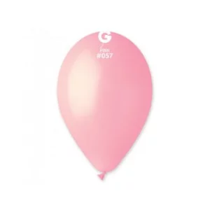 Baloni 29cm, rozā, gaiši, GEMAR, 100 gab.