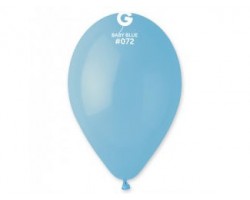Baloni 29cm, zili, baby, macaroon, GEMAR, 100 gab.