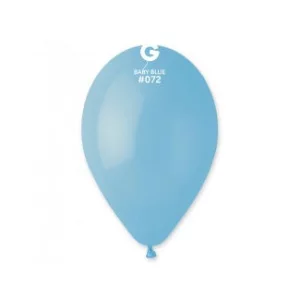 Baloni 29cm, zili, baby, macaroon, GEMAR, 100 gab.