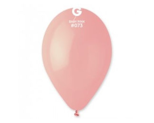 Baloni 29cm, rozā, baby, macaroon, GEMAR, 100 gab.