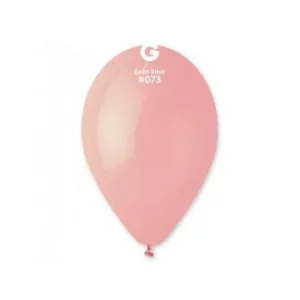 Baloni 29cm, rozā, baby, macaroon, GEMAR, 100 gab.