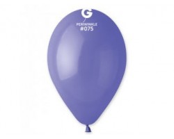 Baloni 29cm, zili, rudzupuķu, GEMAR, 100 gab.