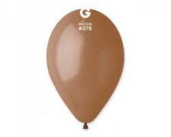 Baloni 29cm, brūni, moka, GEMAR, 100 gab.