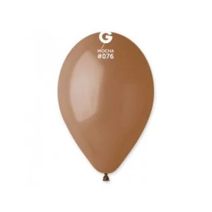 Baloni 29cm, brūni, moka, GEMAR, 100 gab.