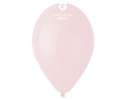 Baloni 29cm, rozā, pūdera, GEMAR, 100 gab.