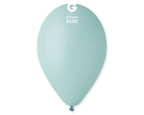 Baloni 29cm, zaļi, tiffany, GEMAR, 100 gab.