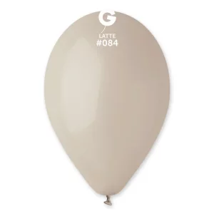 Baloni 29cm, pelēki, latte, GEMAR, 100 gab.
