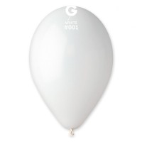 Baloni 33cm, balti, GEMAR, 50 gab. Baloni 33cm, balti, GEMAR, 50 gab.