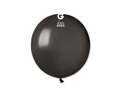 Baloni melni, pērļu, GEMAR, 48cm