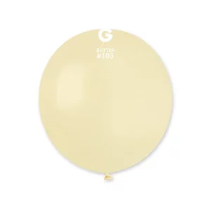 Baloni dzelteni, sviesta, L 48cm, GEMAR