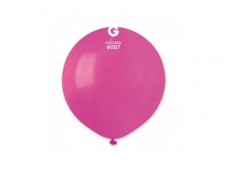 Baloni rozā, tumši, L 48cm, GEMAR