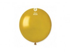 Baloni pērļu, zelta, GEMAR, 48cm