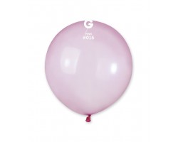 Baloni rozā, caurspīdīgi, Rainbow, L 48cm, GEMAR