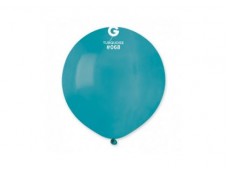 Baloni zili, tirkīza, L 48cm, GEMAR