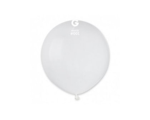 Baloni balti, L 48cm, GEMAR