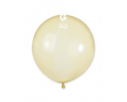 Baloni dzelteni, caurspīdīgi, Rainbow, L 48cm, GEMAR