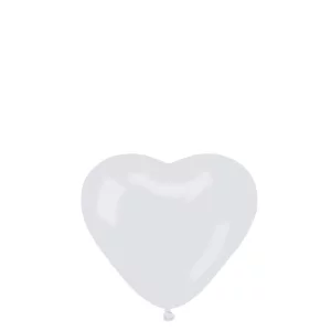 Baloni 24,5cm - balta sirds Baloni 24,5cm - balta sirds