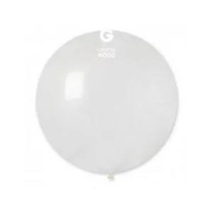 Baloni bezkrāsaini, caurspīdīgi 69cm, GEMAR