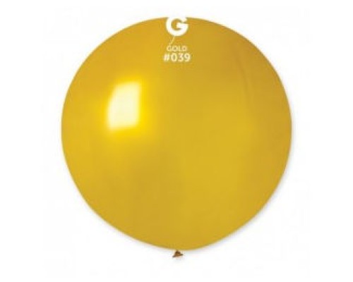 Baloni pērļu, zelta, 69cm, GEMAR