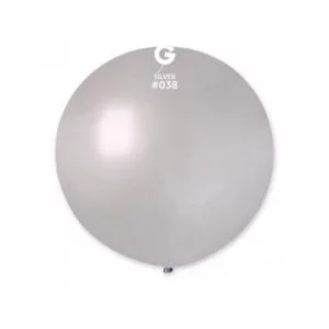 Baloni pērļu, sudraba, 69cm, GEMAR