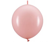 Baloni rozā, baby, macaroon, 33cm, savienojami