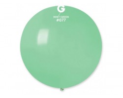 Baloni zaļi, mint, macaroon, 80cm, GEMAR