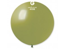 Baloni zaļi, olīvu, 80cm, GEMAR