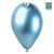 Baloni metāliski, hroma, zili, GEMAR, 33 cm
