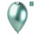 Baloni metāliski, hroma, zaļi, mint, GEMAR, 33cm