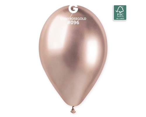 Baloni metāliski, hroma, zelta, rozā, GEMAR, 33cm