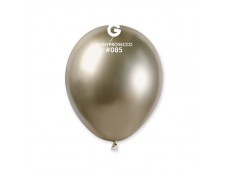 Baloni metāliski, hroma, zelta, prosecco, GEMAR, 13 cm