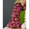 Baloni 29cm, sarkani, vīna, GEMAR, 100 gab.