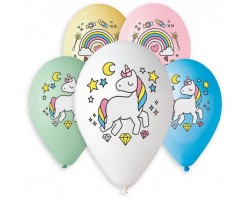 Baloni Vienradzis "Unicorn and Rainbow"  GEMAR, 33cm