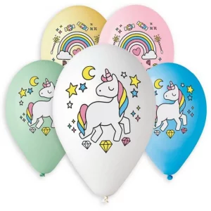 Baloni Vienradzis "Unicorn and Rainbow"  GEMAR, 33cm