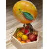 Folijas balons Augļi - ābols, 40cm, aplis